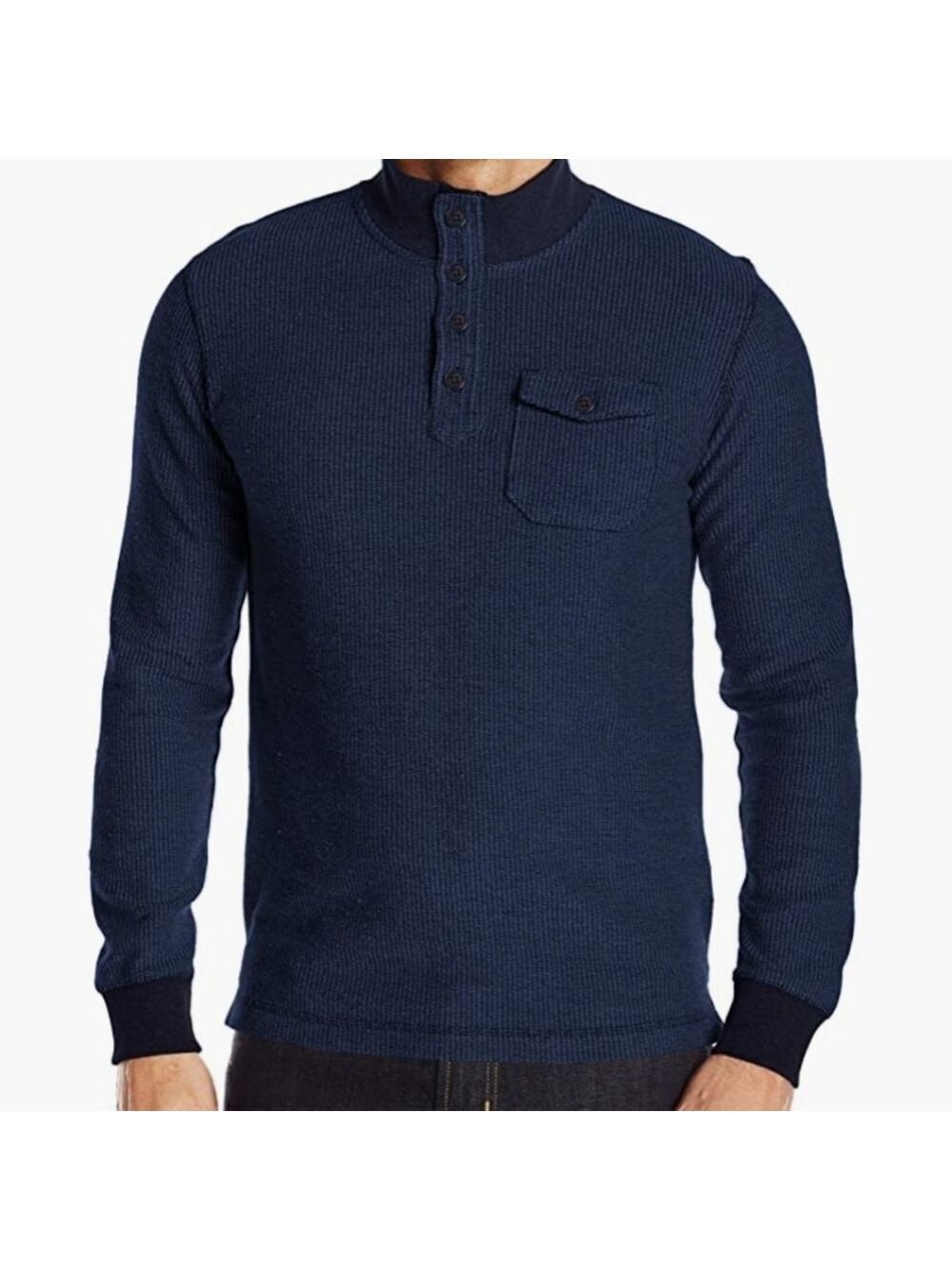 Lucky Brand Men's Resort Mock Neck Pullover.